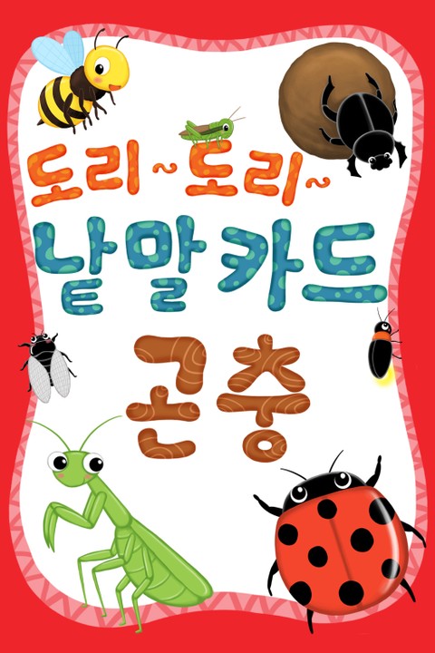 도리도리 낱말카드 6권 곤충편 표지 이미지