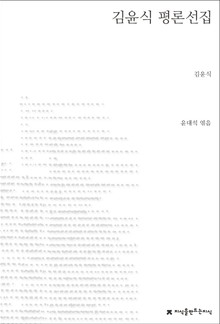 김윤식 평론선집