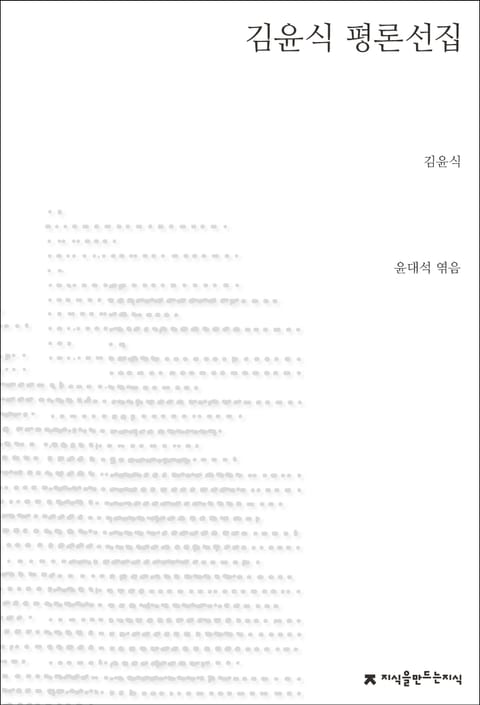 김윤식 평론선집 표지 이미지