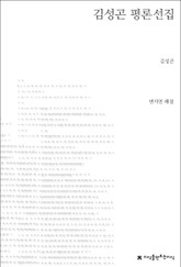 김성곤 평론선집 표지 이미지