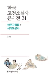 한국 고전소설사 큰사전 21 삼문규합록-서대도공사 표지 이미지