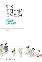 한국 고전소설사 큰사전 54 주생전-징세비태록 표지 이미지