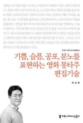 기쁨, 슬픔, 공포, 분노를 표현하는 영화 몽타주 편집기술 표지 이미지