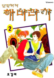 담장위의 해바라기
