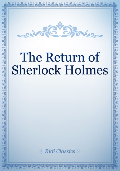 The Return of Sherlock Holmes 표지 이미지