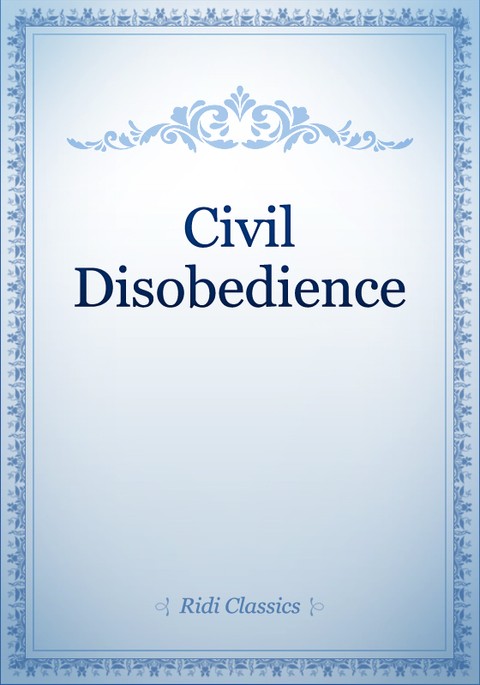 Civil Disobedience 표지 이미지