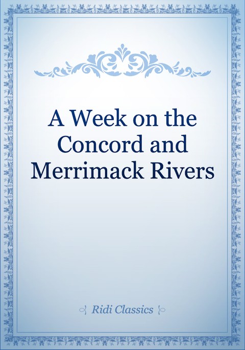A week on the Concord and Merrimack Rivers 표지 이미지