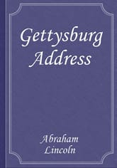 Gettysburg Address 표지 이미지