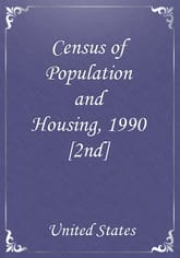 Census of Population and Housing, 1990 [2nd] 표지 이미지