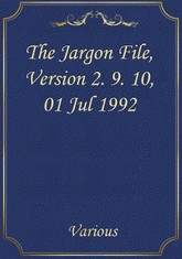 The Jargon File, Version 2.9.10, 01 Jul 1992 표지 이미지