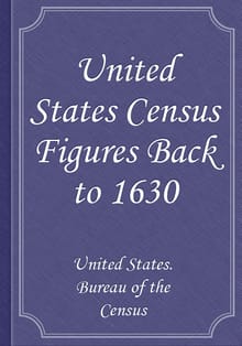 United States Census Figures Back to 1630