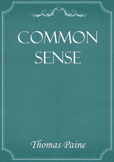 Common Sense 표지 이미지
