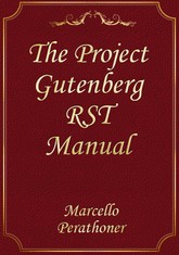 The Project Gutenberg RST Manual 표지 이미지