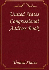 United States Congressional Address Book 표지 이미지