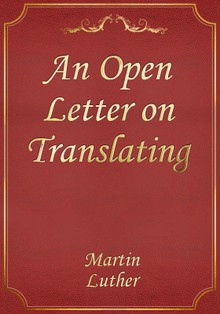 An Open Letter on Translating