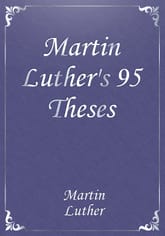 Martin Luther's 95 Theses 표지 이미지