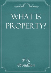What is Property? 표지 이미지