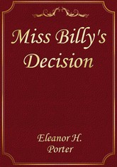 Miss Billy's Decision 표지 이미지