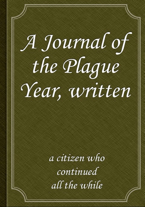 A Journal of the Plague Year, written 표지 이미지