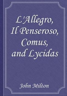 L'Allegro, Il Penseroso, Comus, and Lycidas