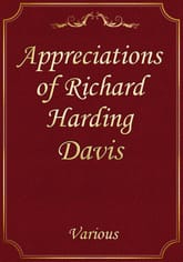 Appreciations of Richard Harding Davis 표지 이미지