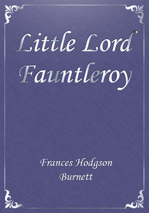 Little Lord Fauntleroy 표지 이미지