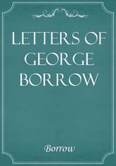 Letters of George Borrow 표지 이미지
