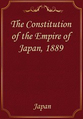 The Constitution of the Empire of Japan, 1889 표지 이미지