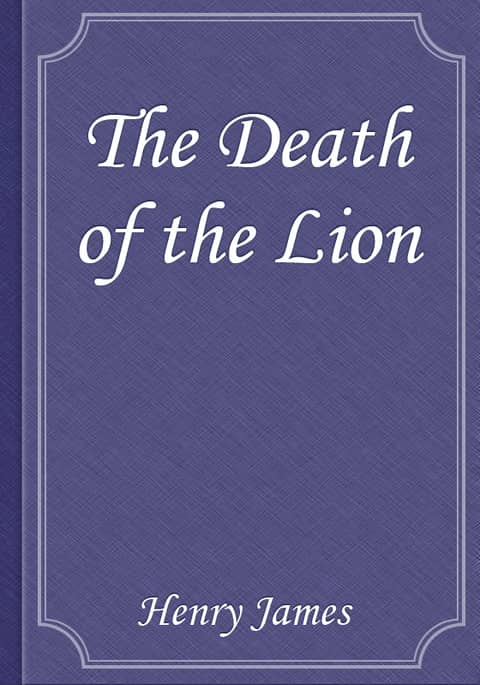 The Death of the Lion 표지 이미지