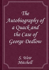 The Autobiography of a Quack and the Case of George Dedlow 표지 이미지