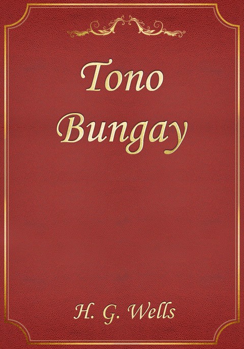 Tono Bungay 표지 이미지