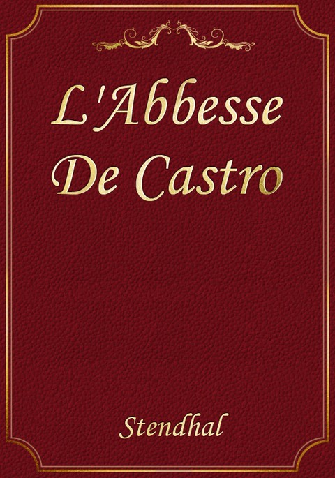 L'Abbesse De Castro 표지 이미지