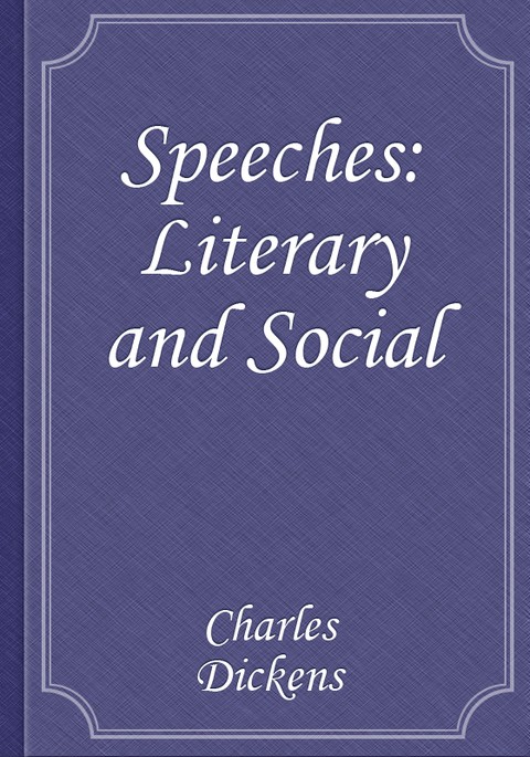 Speeches: Literary and Social 표지 이미지