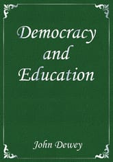Democracy and Education 표지 이미지