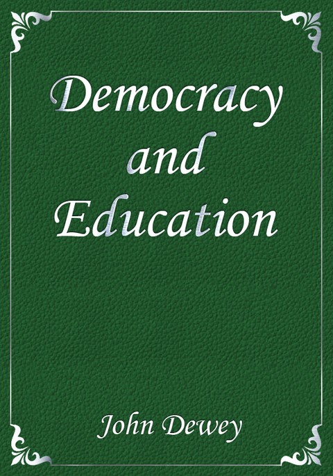 Democracy and Education 표지 이미지