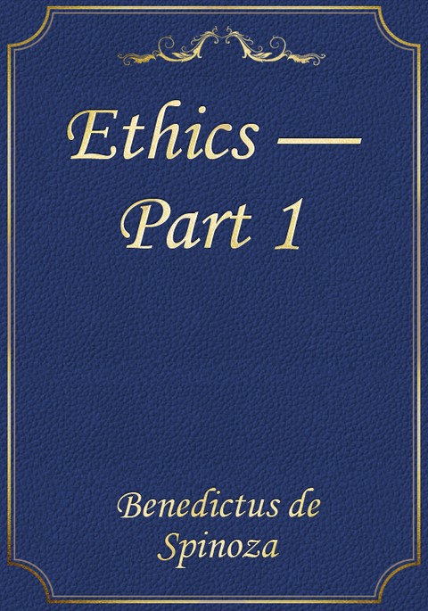 Ethics — Part 1 표지 이미지