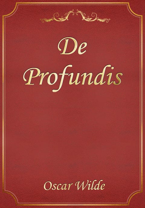 De Profundis 표지 이미지