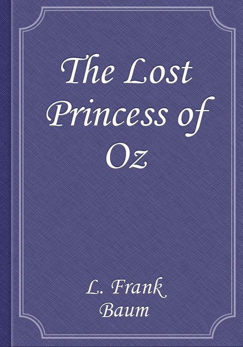 The Lost Princess of Oz 표지 이미지