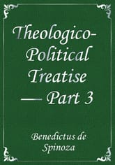Theologico-Political Treatise — Part 3 표지 이미지