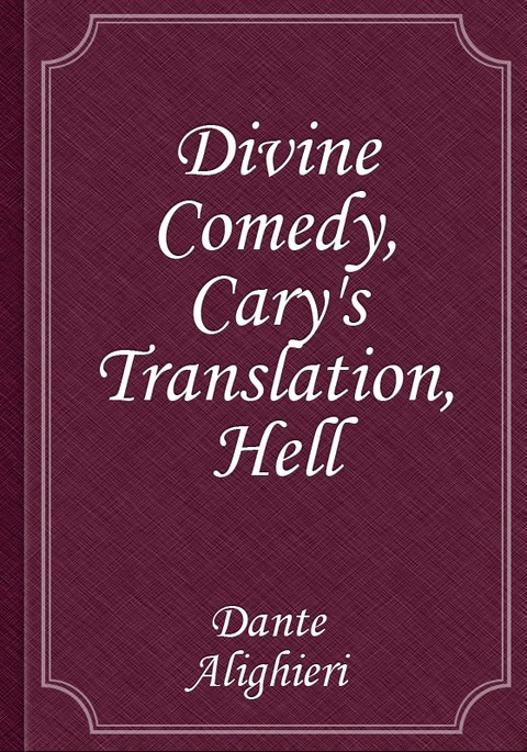 Divine Comedy, Cary's Translation, Hell 표지 이미지