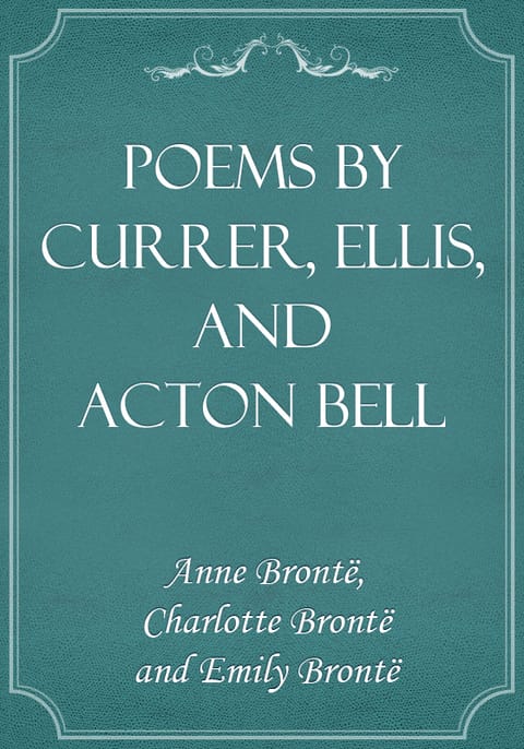 Poems by Currer, Ellis, and Acton Bell 표지 이미지