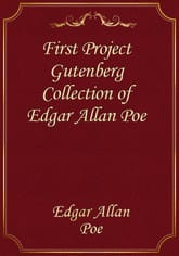 First Project Gutenberg Collection of Edgar Allan Poe 표지 이미지