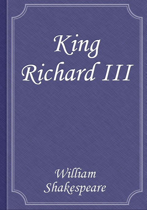 King Richard III 표지 이미지