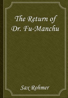 The Return of Dr. Fu-Manchu
