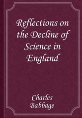 Reflections on the Decline of Science in England 표지 이미지