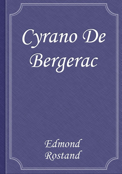 Cyrano De Bergerac 표지 이미지