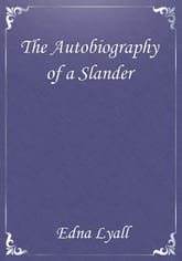 The Autobiography of a Slander 표지 이미지