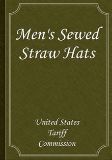 Men's Sewed Straw Hats