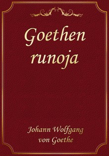 Goethen runoja
