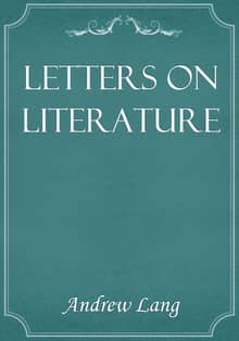 Letters on Literature